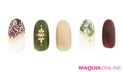 抜け感がポイント！ オリエンタルな魅力を放つ「ダマスク柄」ネイル | lMAQUIA