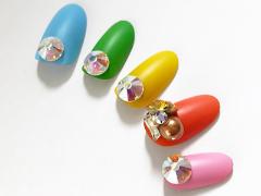 お正月モード脱出！気合いが入るレインボーネイル【365日ネイル】 |