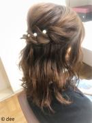 手軽なロングアップスタイル♪こなれ感のある女性を目指そう♡