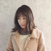 ラベンダー×ブラウンの髪はふんわり×透明感とツヤが決め手♡