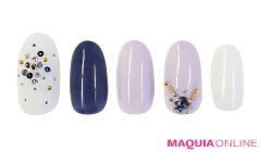 ブルーで魅せる、春の爽やか「クリスタルピクシー」ネイル | lMAQUIA