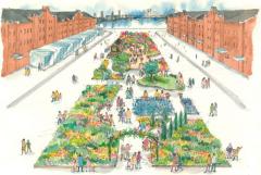 「FLOWER GARDEN 2018」横浜赤レンガで開催　ドライフラワーカフェ＆バーも併設