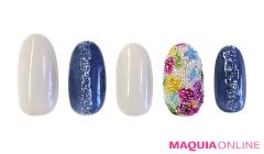 透明感のある繊細な輝きで作る、華やかリッチな「クリスタルピクシー」ネイル | lMAQUIA