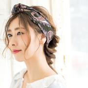 スカーフをプラスしておしゃれくるりんぱアレンジ♪｜1週間アレンジ |