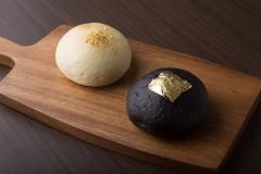 京都にはちみつ屋考案のクリームパン専門店「キンイロ」、金箔貼りで高級感漂う