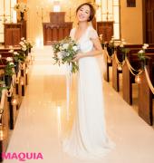 神崎恵さんが想う“結婚式”「いまウエディングドレスを着るなら...」 | lMAQUIA