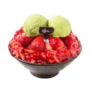 ソルビン、連日完売「抹茶いちご」復活、いちごたっぷりの人気かき氷がリニューアル
