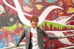 香取慎吾、香港で国外初ストリートアート公開　“龍”に込めた意味とは