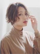 髪色はミルクティーベージュでキマリ♪フワッとヘアに変身