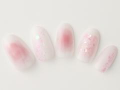 【365日ネイル】実はテクいらずでカンタン♪春の陽気に合わせた愛らしいピンクチークネイ