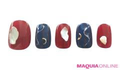 不揃いなバランス感覚が絶妙、モダンアートな「ストライプ」ネイル | lMAQUIA