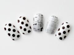 【365日ネイル】春のカラフルスタイルに“あえて”のモノトーンでおしゃれを加速！　モノ