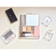 「#自作メイクパレット」がスゴい♡無印良品カードケースで持ち運びコスメをDIY