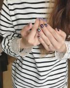 ジュエリーみたいなキラキラ感♡yumcoさんの大人ネイルデザイン帳