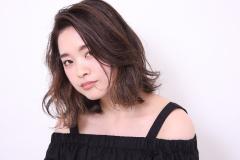 インナーカラーにこなれた”パープル”！！上品3色カラーリング♪