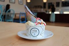 キュートでおいしいコールドスイーツを楽しめる「ヴィア・ジェラート」