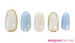 サムシングブルーがハッピーを呼ぶ、可憐な「レース」ネイル | マキアオンライン（MAQUIA