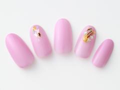 【365日ネイル】月末の“お疲れさま飲み”は女らしいネイルで♪手肌がきれいに見えるピン