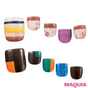 街でもリゾートでも視線集中！  今夏のフットネイルはブラウンが可愛い | マキアオンライン