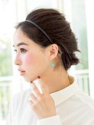 ボブ×くるりんぱ｜ポニーテール、ハーフアップ、結婚式スタイルなどボブ＆ミディアムのく