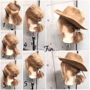 帽子ヘアアレンジで夏の暑さを和らげる髪型を楽しもう！