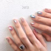 この夏も人気！シルバーアクセ感覚で楽しむ♡メタリックネイルカタログ -