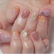 ピンク好きにはたまらない♡女子力アップの大人キュートネイル -