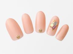 【365日ネイル】天然石のパワーで月曜日を元気にスタート！ワンランク上のベージュネイル