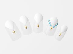 【365日ネイル】王道な白フレンチネイル…ちょいアレンジでカジュアルダウンして夏バージ