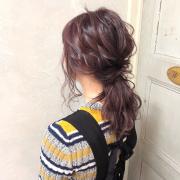 ポニーテールで横顔美人！360度どこから見ても美しいシルエット♡