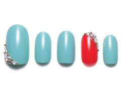 夏色に彩る【ネイル×ターコイズ】14選│ターコイズを使ったネイル・ペディキュアのほか、