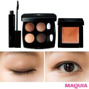 定番ベージュEYEはツヤ仕込みが今っぽい！【見たまま簡単アイレシピ】 | マキアオンライン