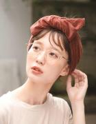 ボブでもかわいい！くずれにくいターバンの付け方 - ビューティーガール