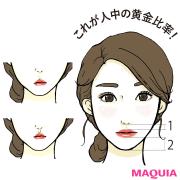 見た目年齢にも影響大！ 今最も注目を集めるパーツ、人中って？ | マキアオンライン（MAQ