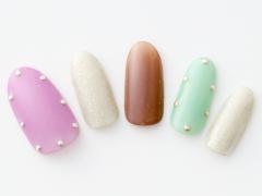 【365日ネイル】秋晴れの週末にぴったり♪軽やかなオータムパステルネイル |