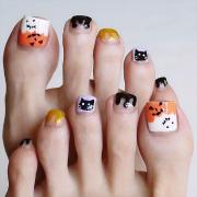 定番モチーフを簡単手描き！ 可愛さ重視のハロウィンネイル【ギ☆のセルフネイル手本帖】