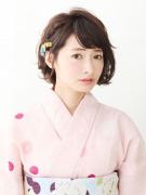 ショート〜ボブ丈でも可愛く♡結婚式お呼ばれヘアアレンジ8選 -
