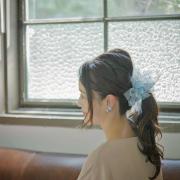 ブーム再来♡？シュシュを使った秋冬ヘアのレトロアレンジ -
