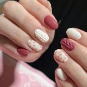 ふっくらデザインが可愛い♡最旬ニットネイルデザイン集 -