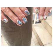 冬の空気感を指先に♡「オーロラネイル」がかわいすぎる♡ -