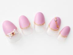 【365日ネイル】年末の挨拶周りには…リボンアートに感謝の気持ちを込めたピンクのバルー