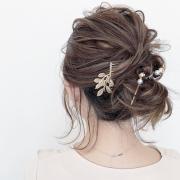 ピンを使わないのに崩れ知らず♡大人のゆるふわメッシーバン10 -