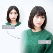 前髪の割れグセを解消！ コテ無しでふんわり前髪をつくるブローテク |