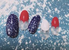 スポンジでポンポンするだけ！カジュアルかわいいデニムネイルをご紹介♪ - ビューティー