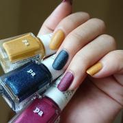 独特の質感が冬っぽい♡paマットラメネイルでオシャレな冬ネイルに -