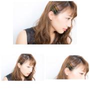 前髪をピンで留めるだけの簡単アレンジ☆種類豊富なヘアピンテクニック - ビューティーガ