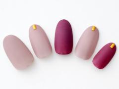 【365日ネイル】“色っぽ要素”満載！女度MAXなツートンパープルネイル |