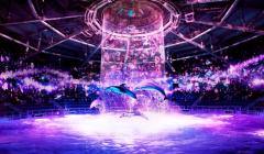 桜の海で花見体験「アクアパーク品川」デジタルアートで描き出す圧巻の桜景色