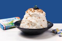 アイスモンスター×kiriクリームチーズかき氷が大阪初登場　タピオカドリンクとのセットも