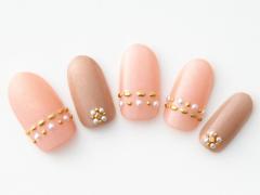 【365日ネイル】”おりこうカラー”を春らしく♪足取りが軽くなるリズムカルなラインアー